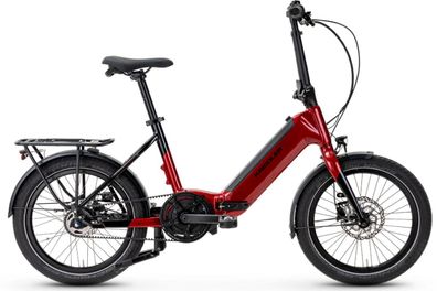 Kreidler Klapp-Elektro-Fahrrad Compact Fold Bosch Perf 75NM 500Wh 5-Gang Nabe Riemen