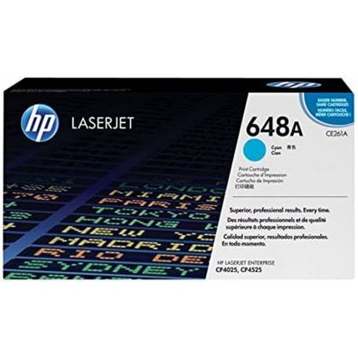 HP Contract Cartridge No 648A HP648A HP 648A Cyan (CE261AC)