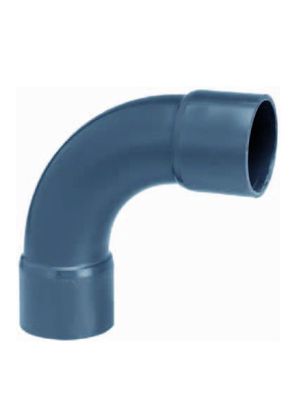 PVC Bogen 63 mm 90 Grad für Teich und Poolbau