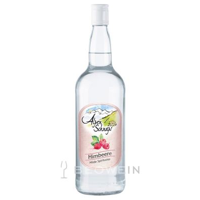 Alpenschnaps Himbeere 1,0 l