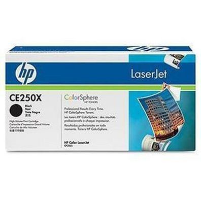 HP Toner CE 250 X schwarz No. 504 X