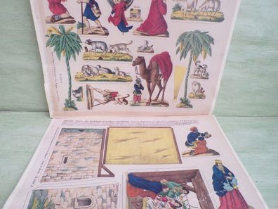 Modellierbogen heiligen Drei Könige Krippe Bergemann Neu Ruppin Modellbaubogen