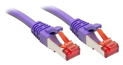 Lindy 47825 Cat6 S/FTP Kabel, violett, 3.00m Patchkabel
