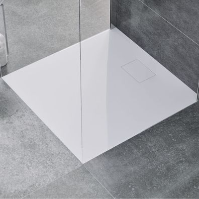 ECOLAM Duschwanne Duschtasse 90x90 cm moderne Brausewanne Dusche Viereck Quadrat