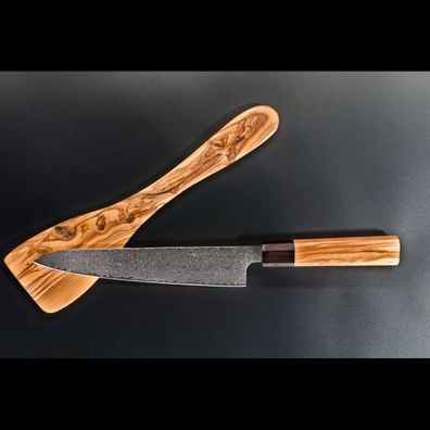 Schneidemesser | Damastmesser | Kochmesser | Chefmesser | Küchenmesser | Olivenholz