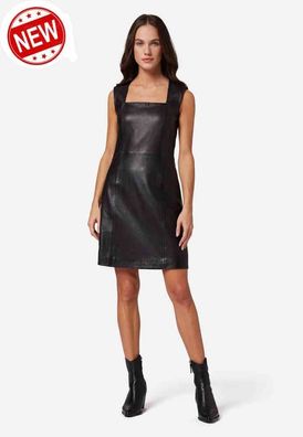 Lederkleid Ricano Linn schwarz