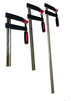 Schraubzwingen Leimzwinge 300/500/800mm je 2 Kuststoffgriff 6 tlg Set