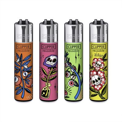 Clipper Reibrad Strange Flowers #2, 4 Stück