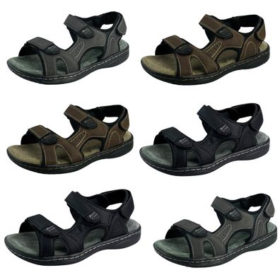 Herren Sandalen Trekking-Sandalen Outdoor Sommerschuhe Klettverschluss 2208