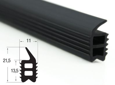 ESTP3 - weich PVC Zargenprofil, Einsteckprofil, Türdichtung, Profildidchtung, Türdich