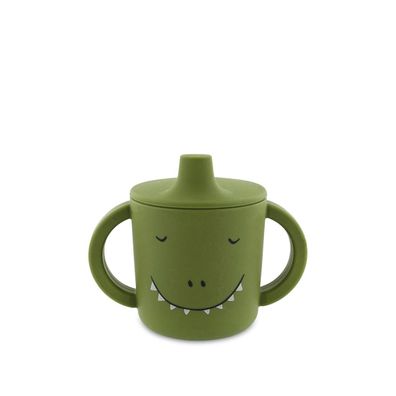 Trixie Baby 96-420 - Trinklernbecher - Mr. Dino - Mr. Fox - Silikon-Becher - Kinder