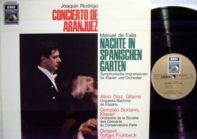EMI Electrola 1C 063-00 731 - Joaquín Rodrigo, Manuel De Falla, Alirio Díaz, G
