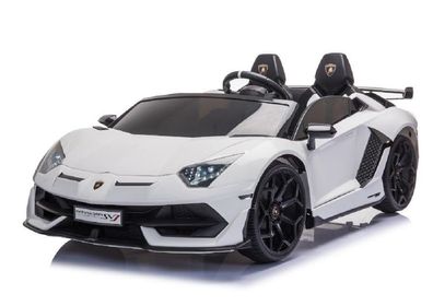 Kinderfahrzeug - Elektro Auto "Lamborghini Aventador SVJ Doppelsitzer" - lizenziert