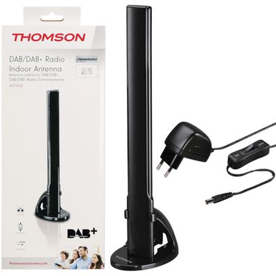 Thomson Zimmer Antenne Digital Radio DAB+ DAB UKW FM Audio Aktiv Verstärker 30dB