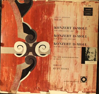 Telefunken BT 521 - Johann Sebastian Bach, Orchestre Pro Arte De Munich, Kurt Re