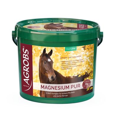 AGROBS Magnesium pur 3-fach Komplex 3 kg Eimer Muskeln Nerven Knochen