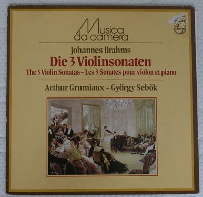 Philips 6570 880 - Johannes Brahms, Arthur Grumiaux, György Sebök - Die 3 Viol