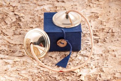 Zimbeln glatt klein ca. &Oslash; 4,5 cm Tibet Meditation Klangtherapie