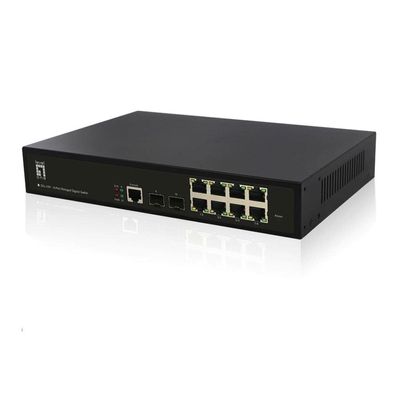 LevelOne Switch 8x GE GEL-1061 2xGSFP 19"