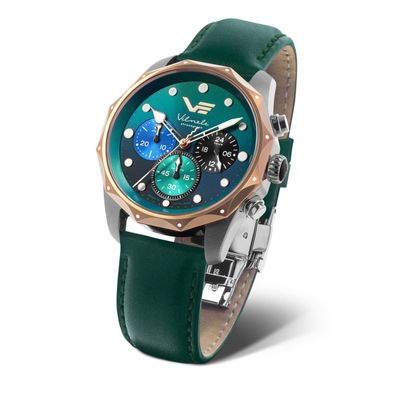 Vostok Europe Vilnel? Chrono JS20-?125E752 Grün mit Wechselband