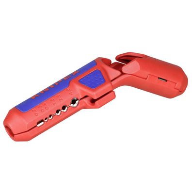 KNIPEX ErgoStrip Universal-Abmantelungswerkzeug, SB-verpackt Absiolierwert Rundkabel