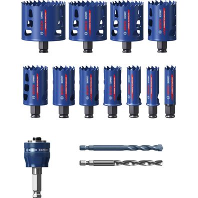Bosch Expert Tough Material - Lochsägenset - für Kunststoff, Ziegelsteine, weiche Fli