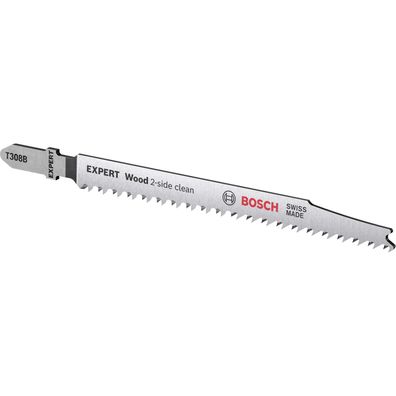 Bosch Expert Wood 2-side clean T308 B - Stichsägenblatt - für Sperrholz, Weichholz, n