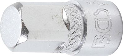 Steckschlüssel-Adapter | Innenvierkant 6,3 mm (1/4") - Außenvierkant 10 mm (3/8") BGS
