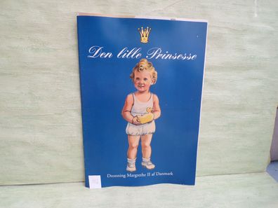ALT Den lille Prinsesse Dronning Margarethe II af Dänemark Topp 1996 Paper Doll