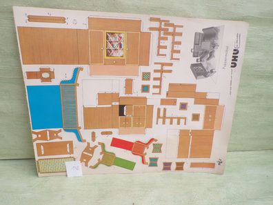 UHU Modellbaubogen Puppenbogen Pestalozzi PV Puppenmöbel