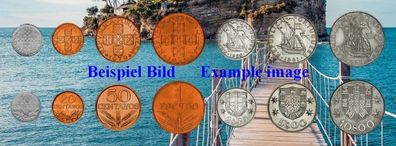 Portugal KMS. 1963-1986 Unc. 7 Münzen 6495#