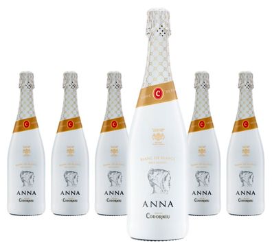6 x Anna De Codorniu Blanc De Blancs Reserva