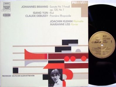 Deutsche Harmonia Mundi DMR 2030 D - Johannes Brahms, Isang Yun, Claude Debussy,