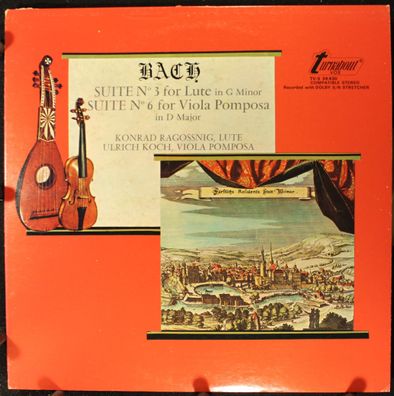 Turnabout TV-S 34430 - Johann Sebastian Bach - Bach Suite No. 3 For Lute In G Mi
