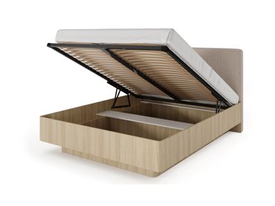 Bettgestelle VIKI - D mit lift Lattenrost 160x200 cm Barista Eiche
