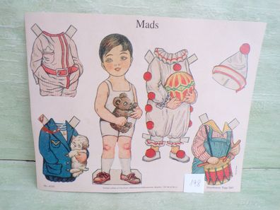 ALT Anziehpuppe Mads 4335 Ulla Pind Museum Randers