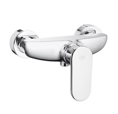 Duscharmatur Halit, Brausemischer Aufputz Armatur, Chrom, Messing massiv
