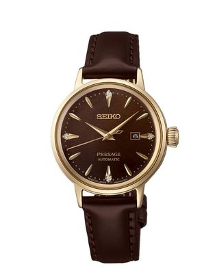 Seiko Damenuhr SRE020J1 Presage Automatik Cocktail Time mit Diamanten