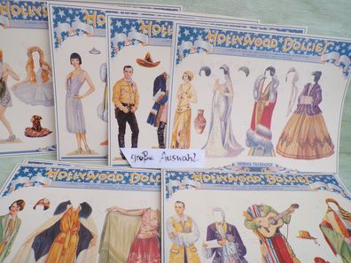 C) 1991 Shackman Hollywood Dollies Ankleidepuppen - Auswahl