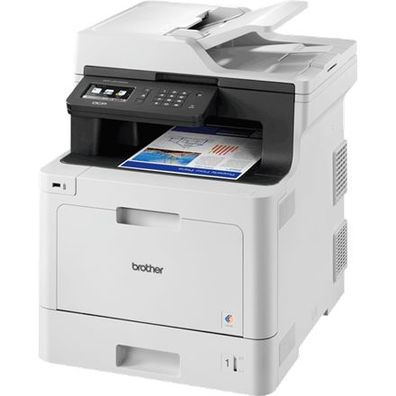 Brother DCP-L8410CDW Farblaser AIO, ADF, DUPLEX, LAN-1GBE, WIFI, 31PPM