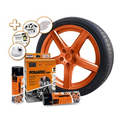 Set Sprüh-Folie Kupfer Metallic Matt 2x400ml