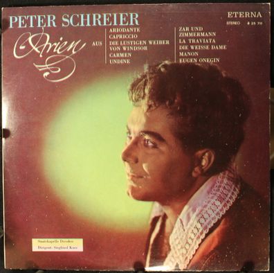 Eterna 8 25 711 - Peter Schreier, Staatskapelle Dresden, Siegfried Kurz - Peter