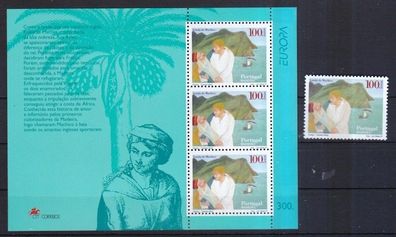 Portugal-Madeira 1997 postfrisch MiNr. 191 Block 16 Europa Sagen und Legenden