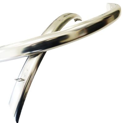 Schutzbleche 28" NIRO, silber, B = 45 mm, ohne Streben, Büchel, 28450284