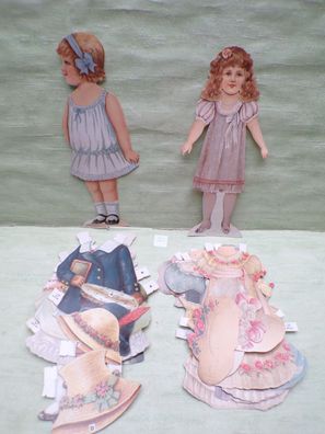 ALT Mamelok England Lady Jane Anne Paper Doll Ankleidefiguren 1989/1993 Aufstellfigur
