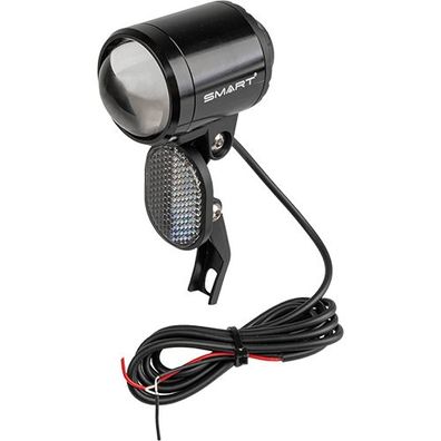 E-Bike-Scheinwerfer Elite 100, mit K , Smart, LED, schwarz, DC 6-15V, Messingschla