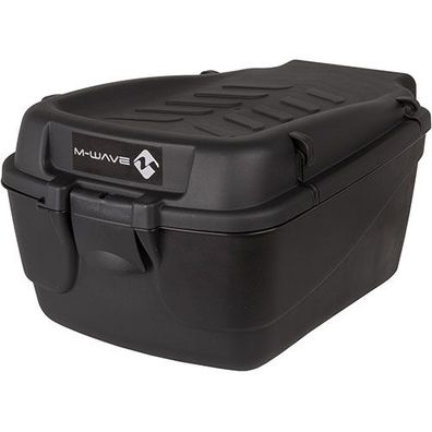 Fahrradkoffer Amsterdam EASY Box L-XL M-WAVE, Festmontage, schwarz