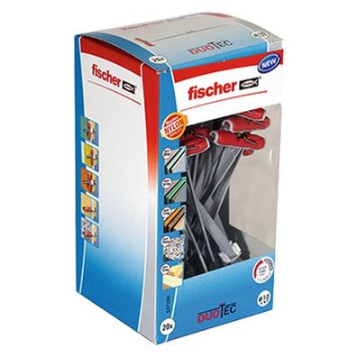 Kippdübel DUOTEC 10 LD (hellgrau/rot, 20 Stück)