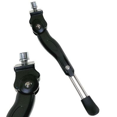 Seitenstütze Alu/Niro, 24”-29" einstellbar, schwarz, Messingschlager, 430852