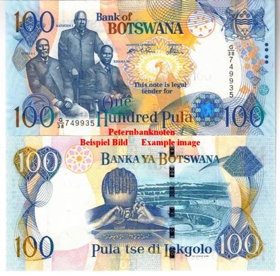 Botswana 100 Pula 2005 Unc P 29b 64755#